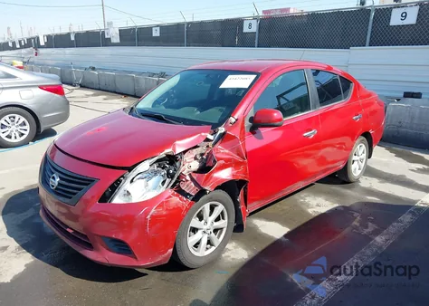 2012 Nissan Versa 1.6 Sl z USA, uszkodzony, nr VIN 3N1CN7AP8CL939989